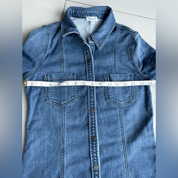 SPLENDID Denim Button Up Mini dress size XS - Picture 9 of 15